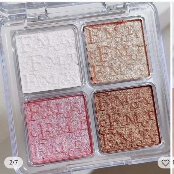NEW Famoty Shimmer Eyeshadow Quad Palette | Backstage bloom #2 - Picture 1 of 4